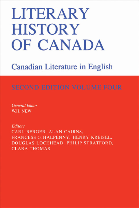 Cover image for book Literary History of Canada