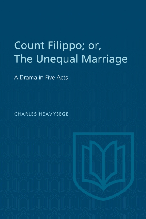 Cover image for book Count Filippo; or The Unequal Marriage