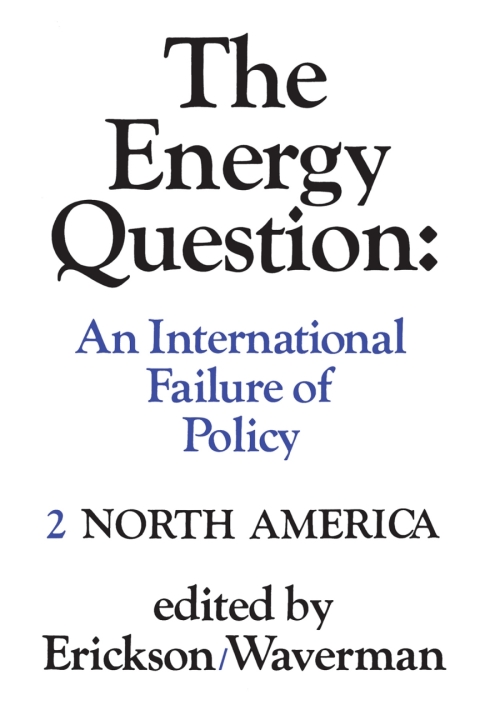Cover image for book The Energy Question Volume Two