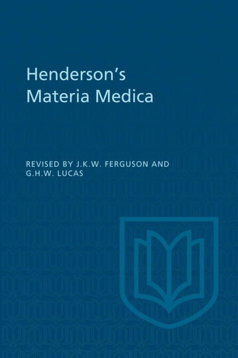 Cover image for book Henderson's Materia Medica