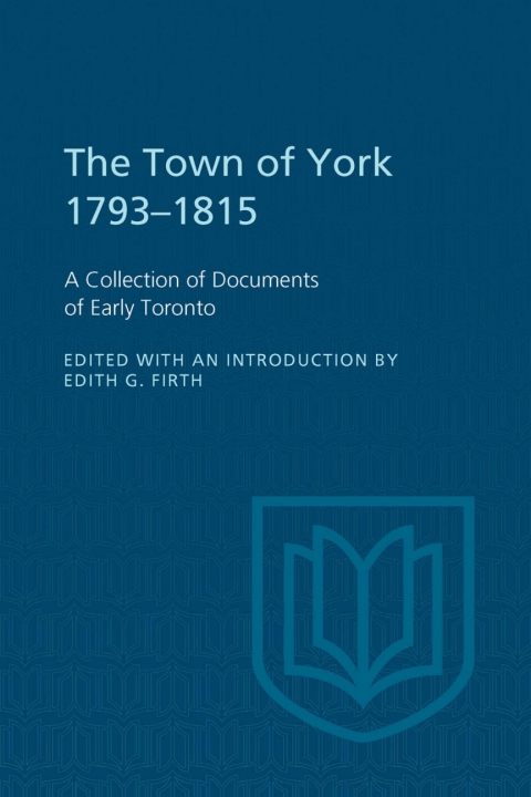 Cover image for book The Town of York 1793-1815