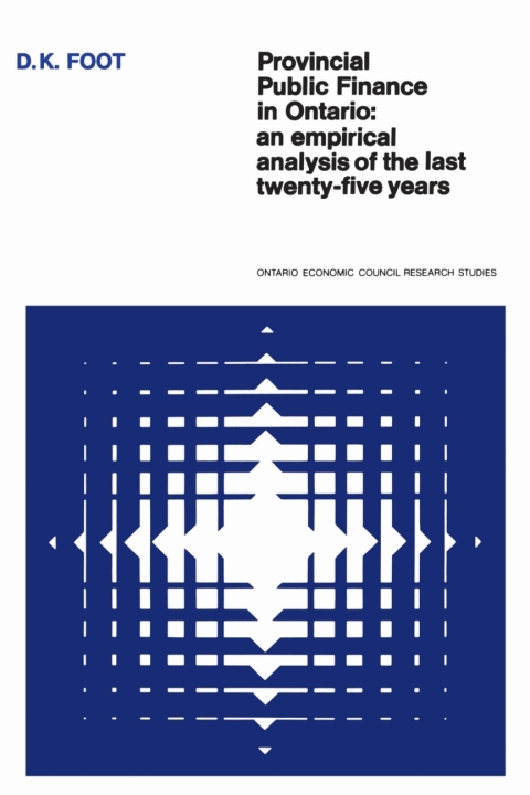 Cover image for book Provincial Public Finance in Ontario