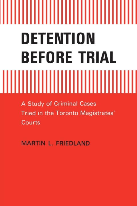 Cover image for book Detention Before Trial