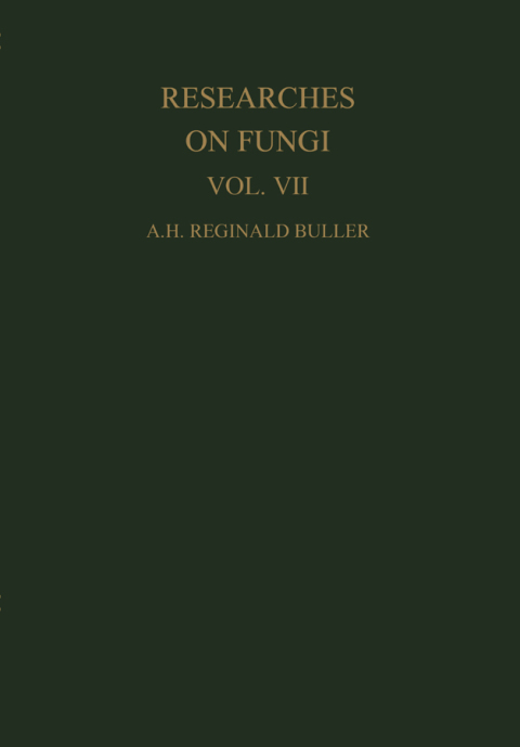 Cover image for book Researches on Fungi, Vol. VII