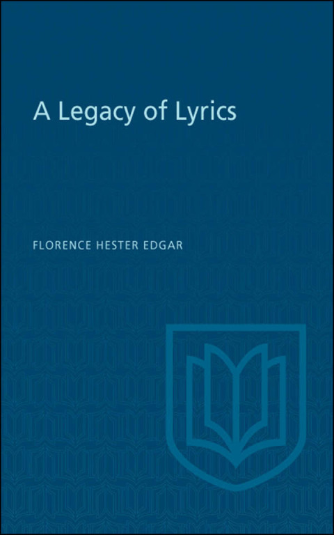 Cover image for book A Legacy of Lyrics