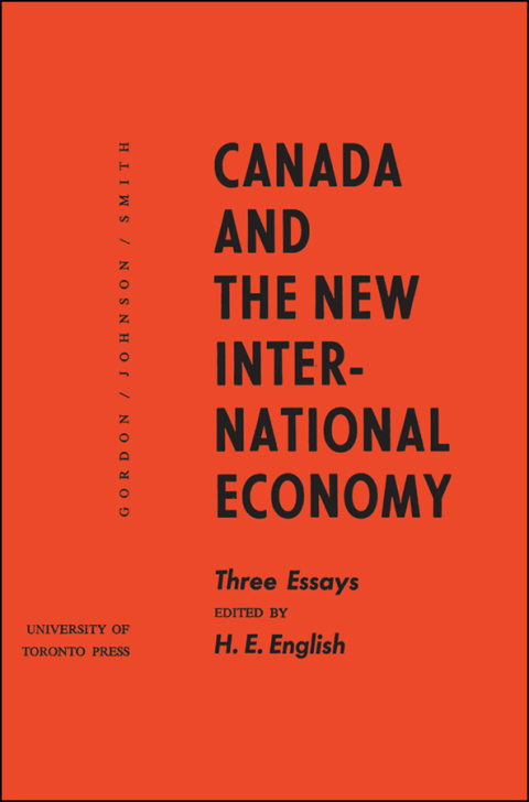 Cover image for book Canada and the New International Economy