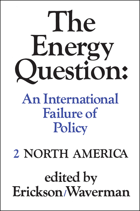 Cover image for book The Energy Question Volume Two