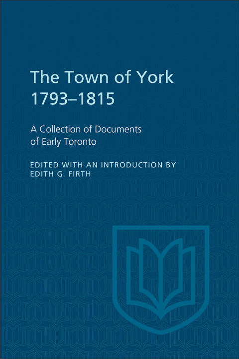 Cover image for book The Town of York 1793-1815