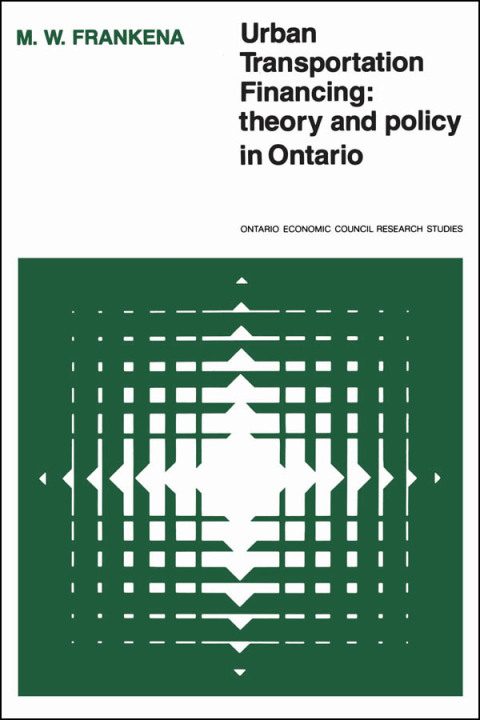 Cover image for book Urban Transportation Financing