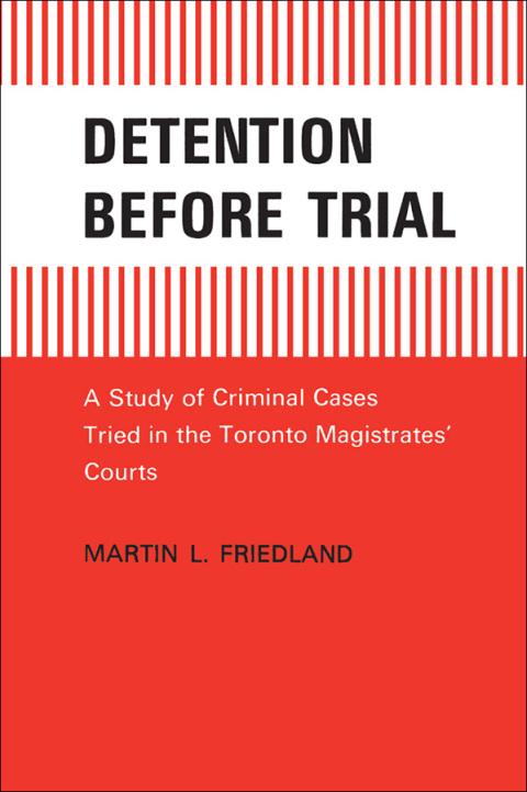 Cover image for book Detention Before Trial