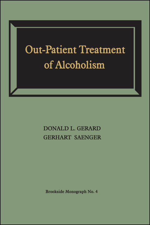Cover image for book Out-Patient Treatment of Alcoholism