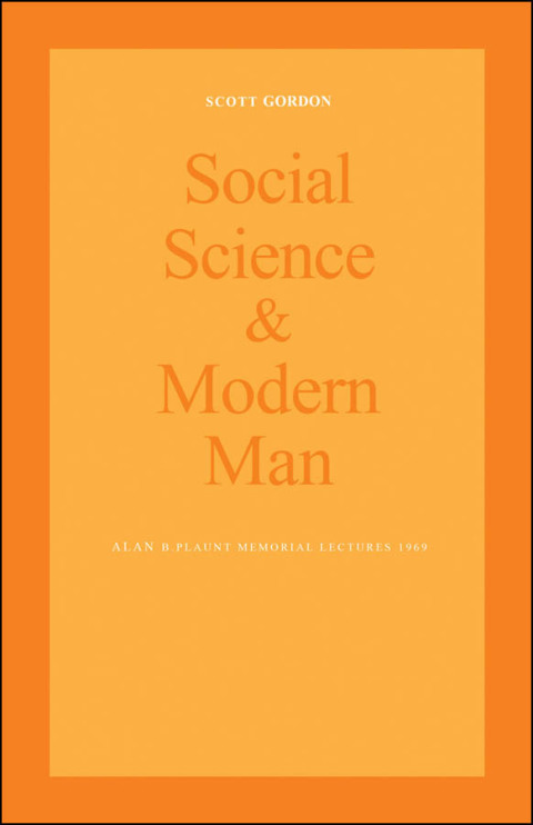 Cover image for book Social Science and Modern Man