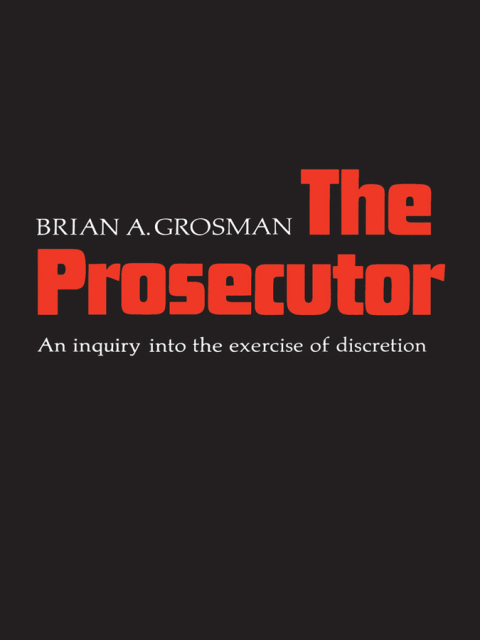 Cover image for book The Prosecutor