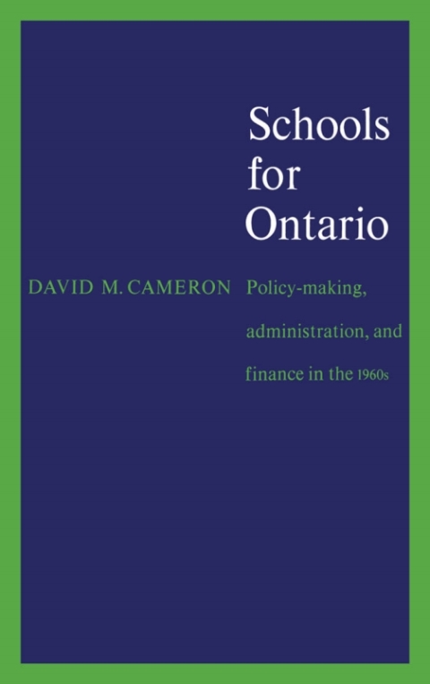 Cover image for book Schools for Ontario