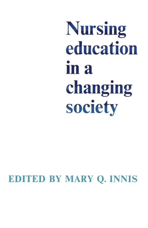 Cover image for book Nursing Education in a Changing Society