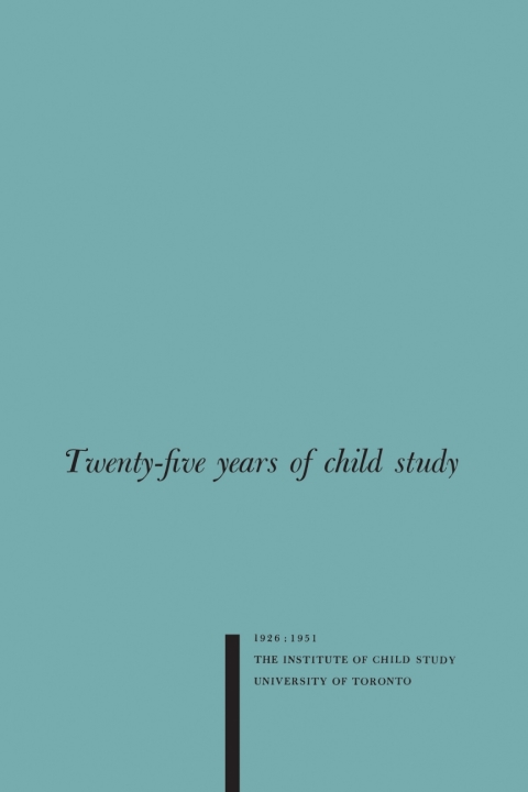Cover image for book Twenty-five Years of Child Study