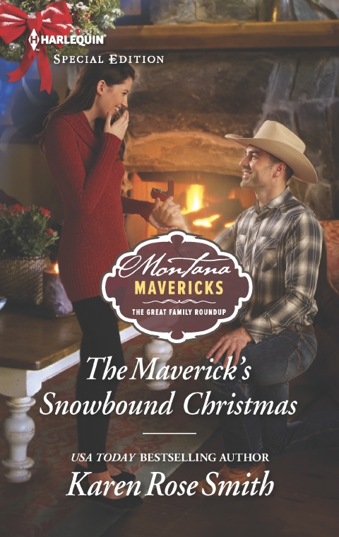 Cover image for book The Maverick's Snowbound Christmas