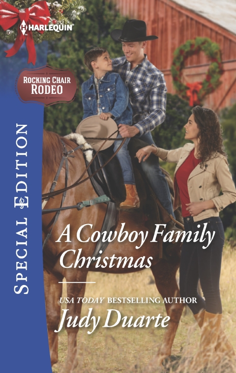 Cover image for book A Cowboy Family Christmas