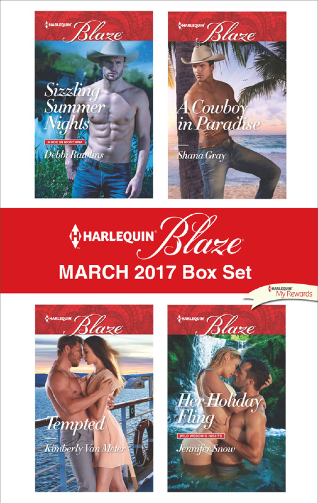 Reflowable Harlequin Blaze March 2017 Box Set; $16.64