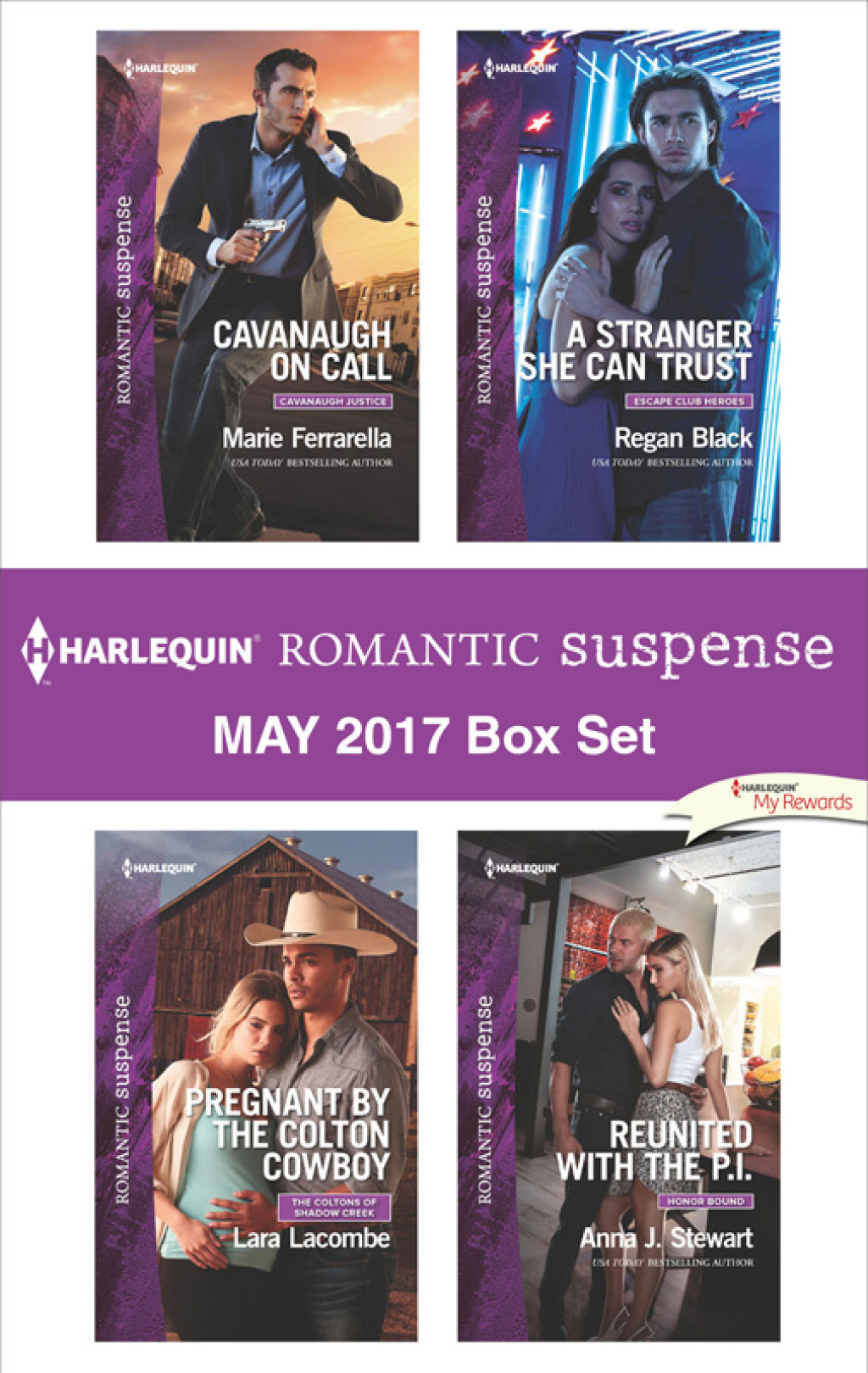 Reflowable Harlequin Romantic Suspense May 2017 Box Set; $16.64