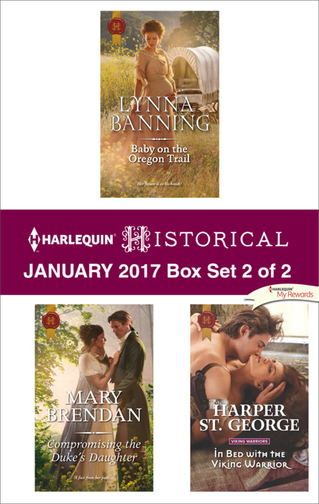 Reflowable Harlequin Historical January 2017 - Box Set 2 of 2; $13.31