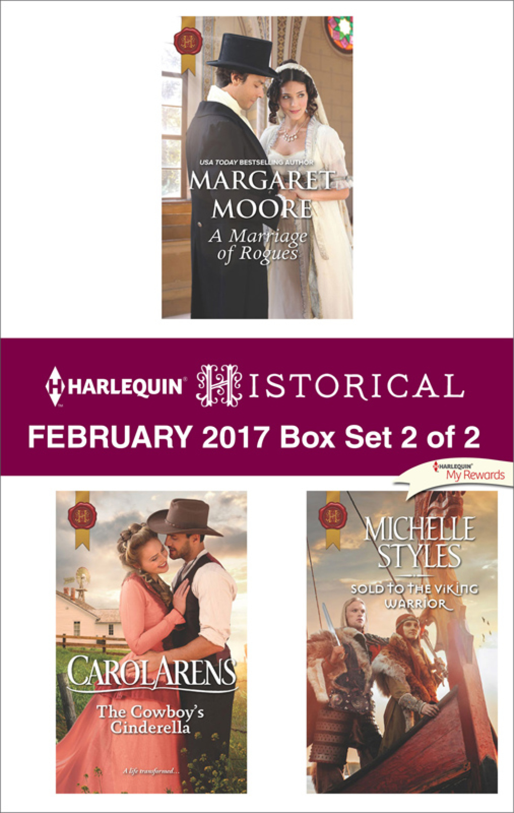Reflowable Harlequin Historical February 2017 - Box Set 2 of 2; $13.31