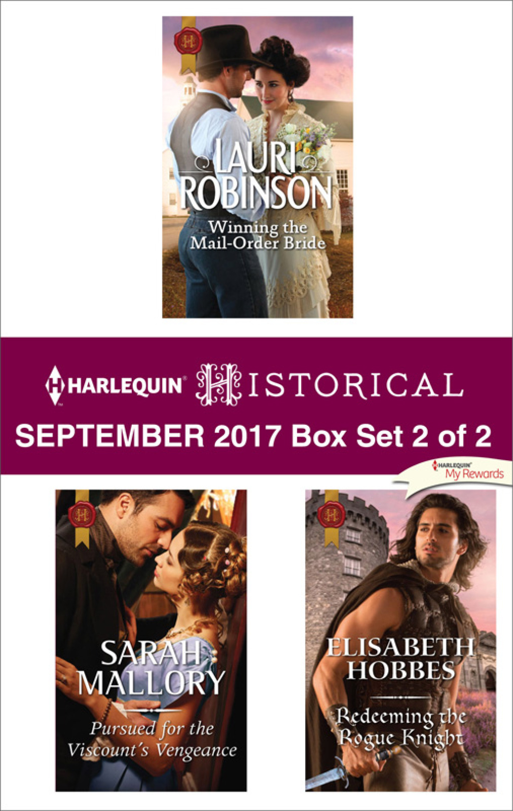 Reflowable Harlequin Historical September 2017 - Box Set 2 of 2; $13.31