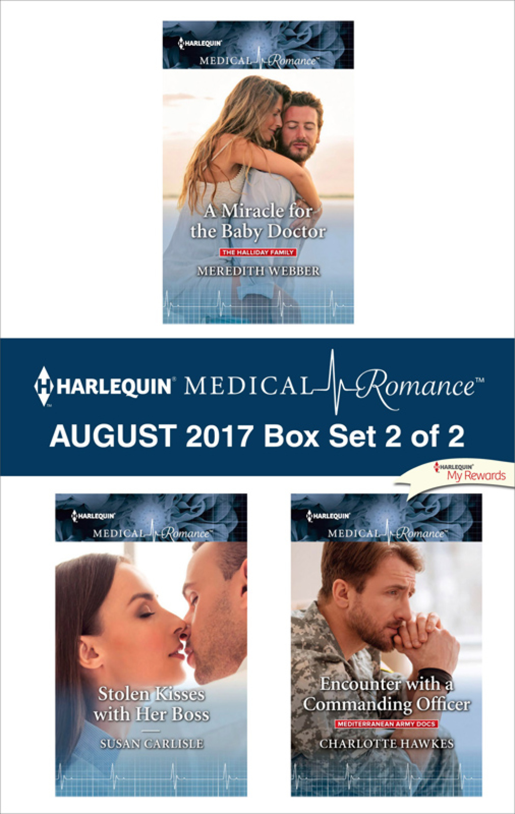 Reflowable Harlequin Medical Romance August 2017 - Box Set 2 of 2; $13.31
