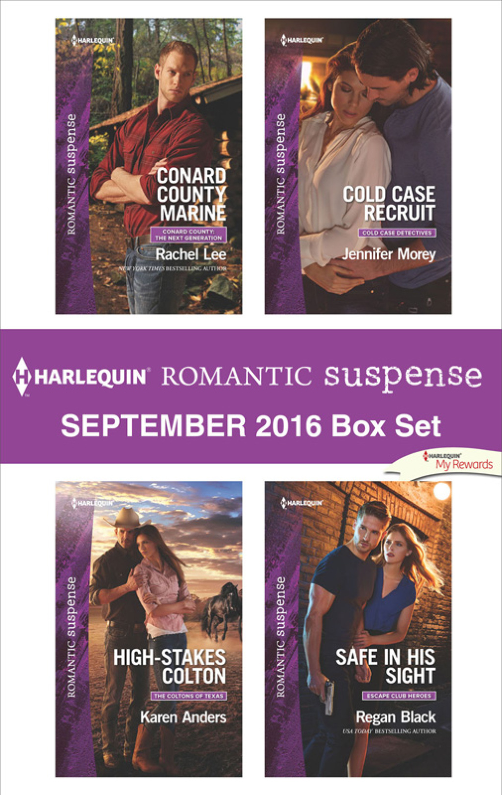 Reflowable Harlequin Romantic Suspense September 2016 Box Set; $16.64