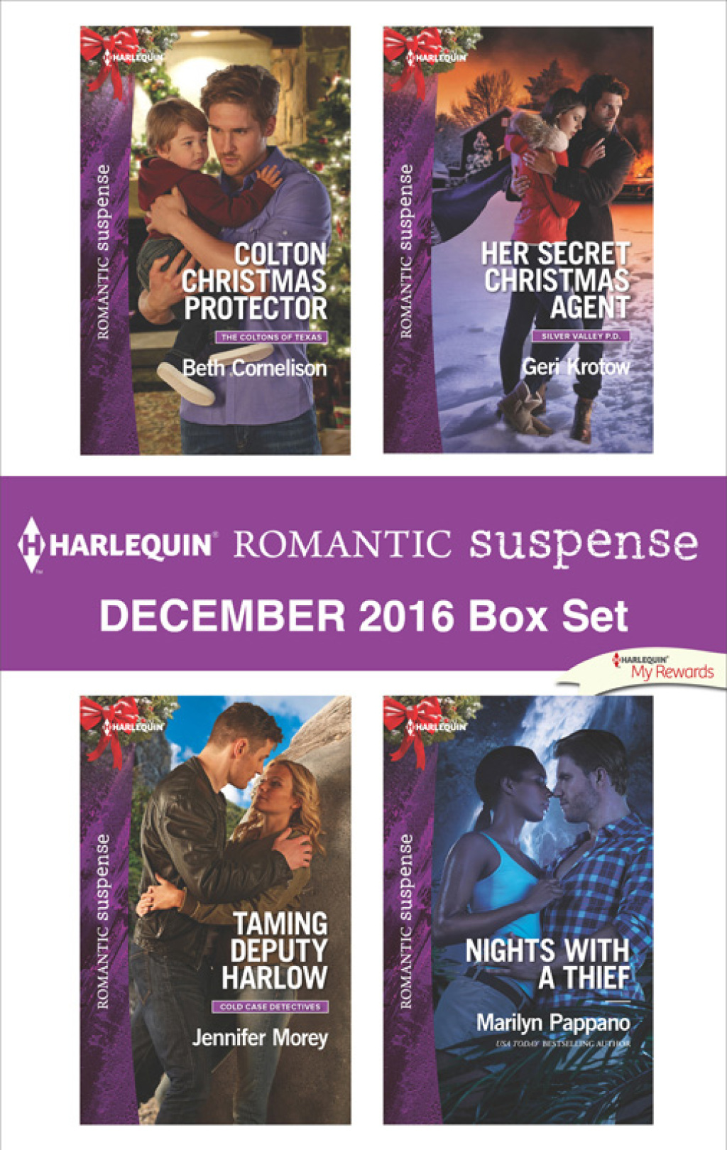 Reflowable Harlequin Romantic Suspense December 2016 Box Set; $16.64