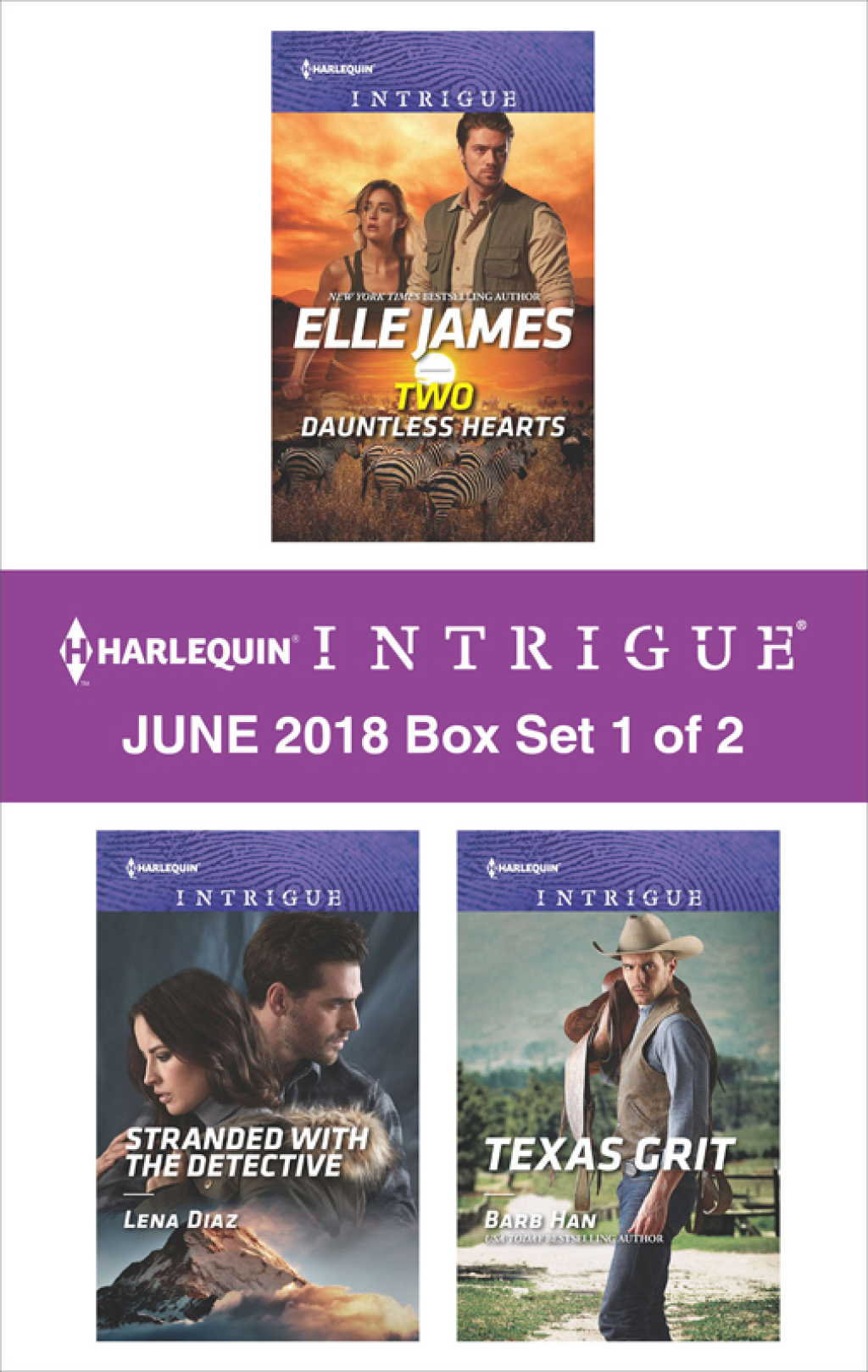 Reflowable Harlequin Intrigue June 2018 - Box Set 1 of 2; $13.31
