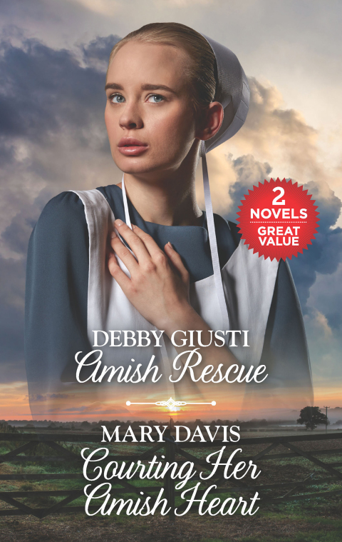 Cover image for book Amish Rescue and Courting Her Amish Heart
