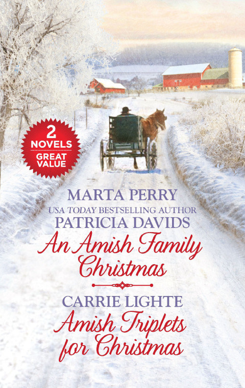 Cover image for book An Amish Family Christmas and Amish Triplets for Christmas