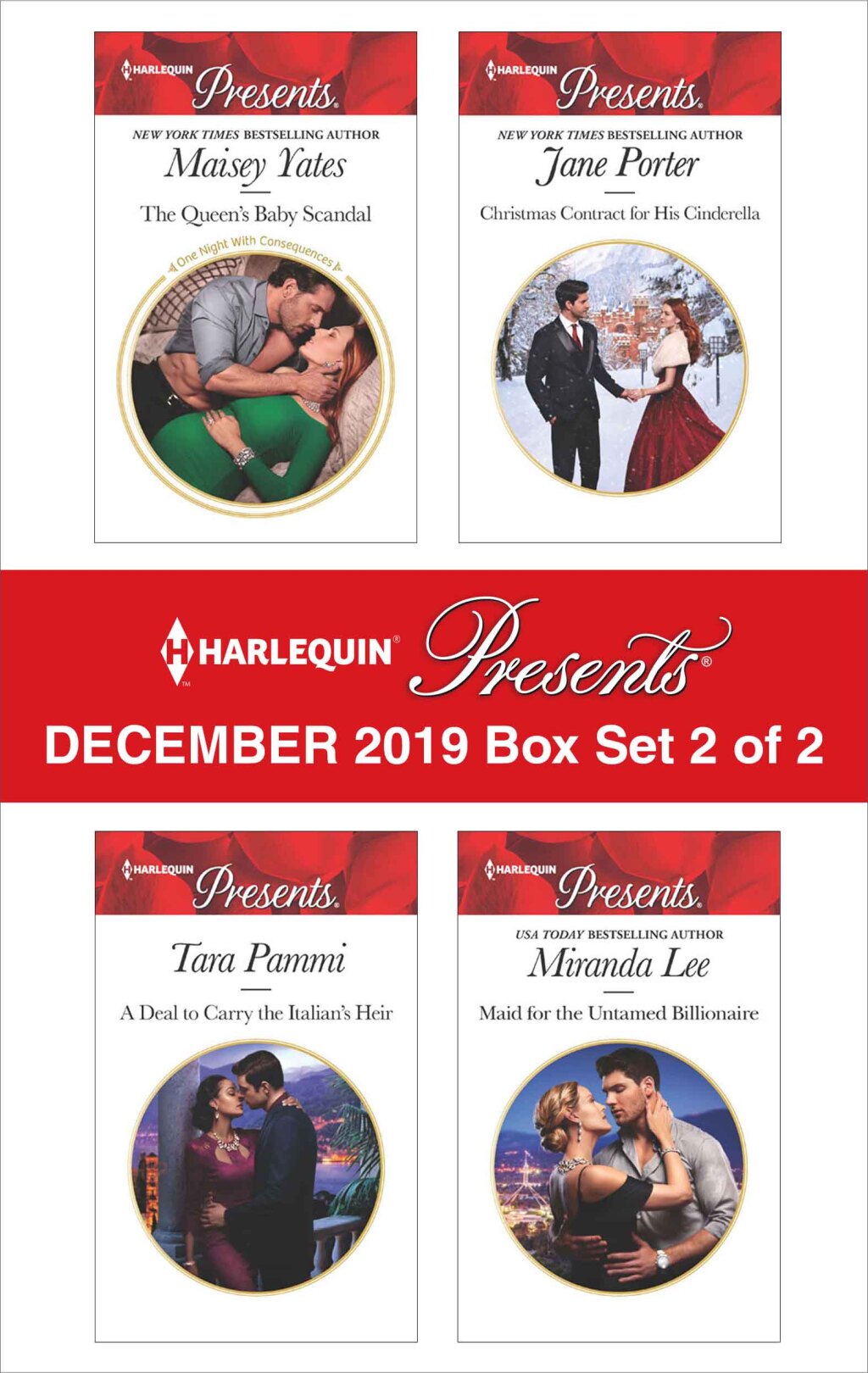 Reflowable Harlequin Presents - December 2019 - Box Set 2 of 2; $17.75