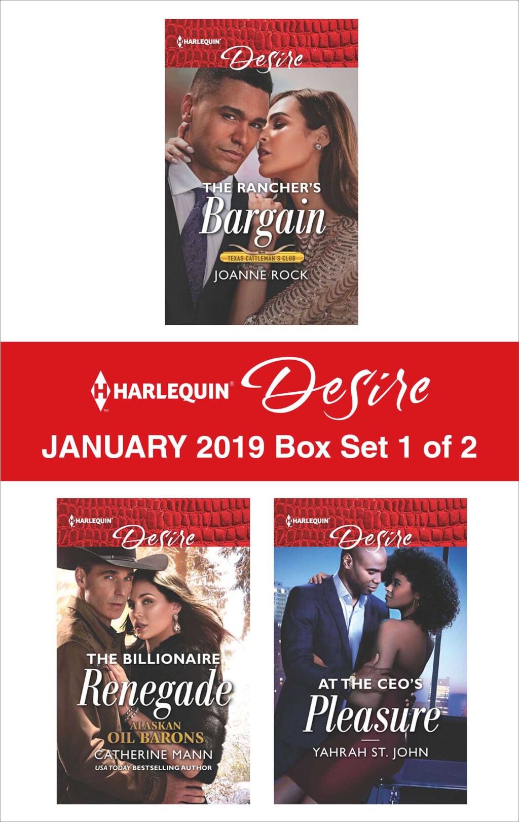 Reflowable Harlequin Desire January 2019 - Box Set 1 of 2; $13.31