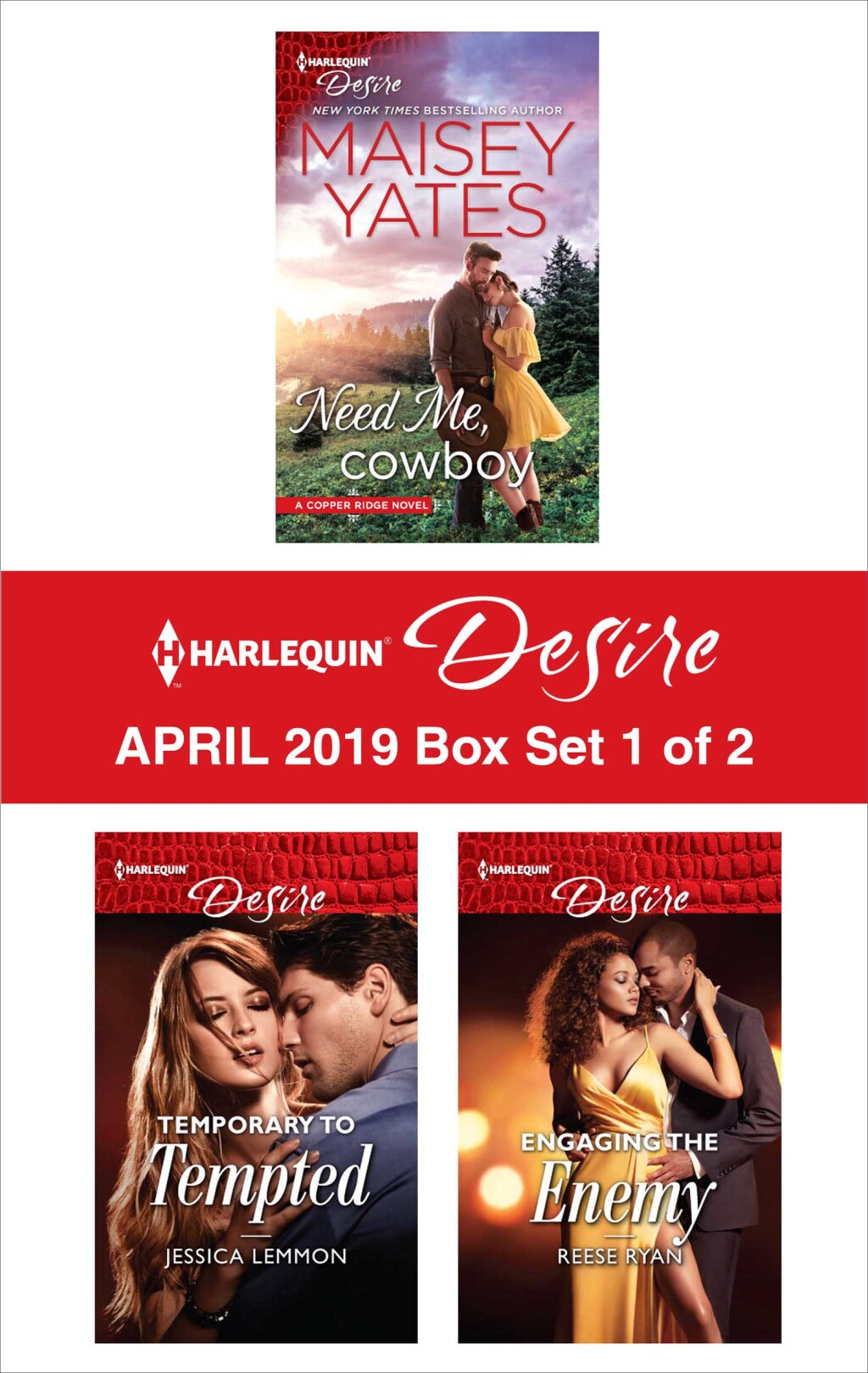 Reflowable Harlequin Desire April 2019 - Box Set 1 of 2; $13.31