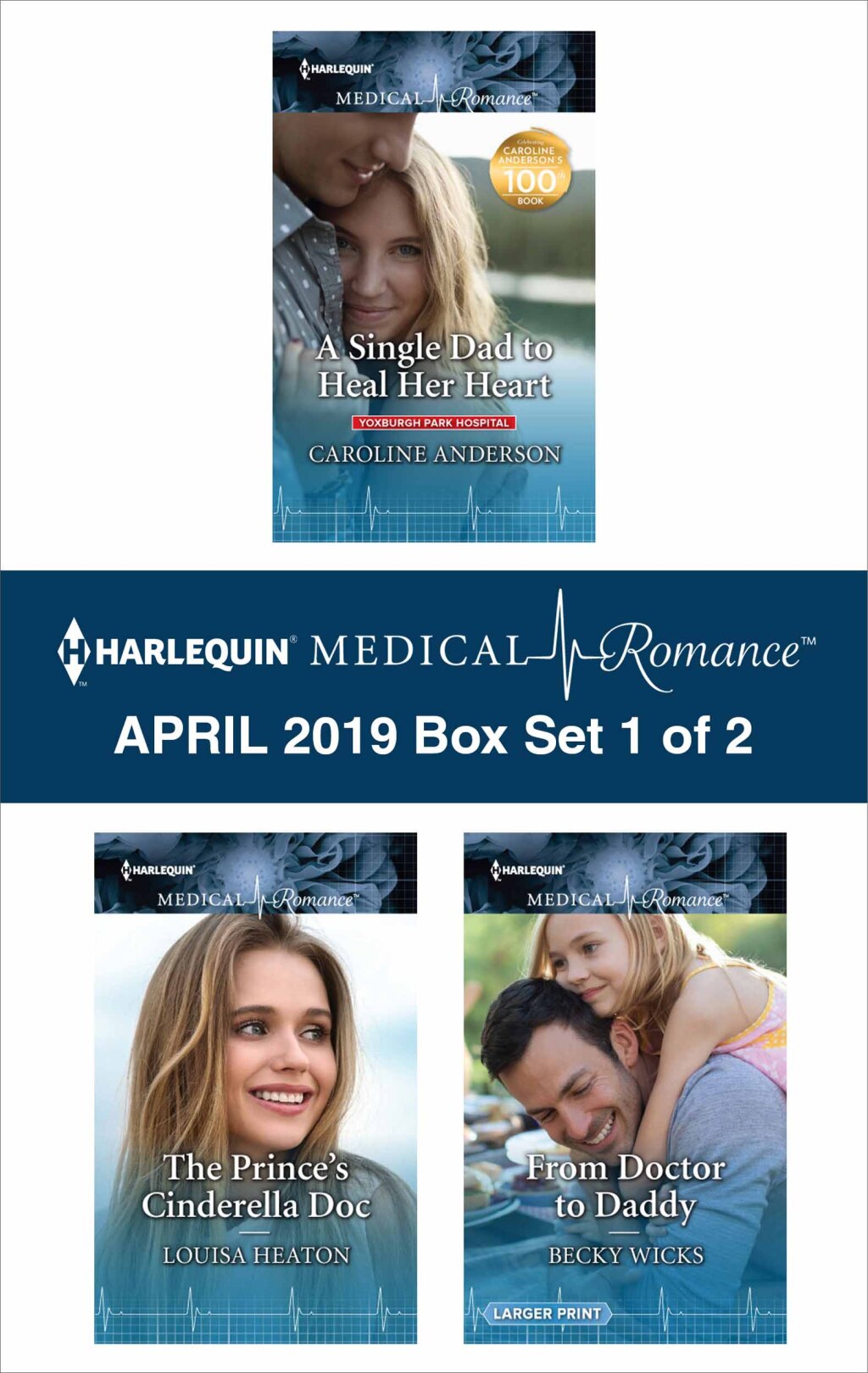 Reflowable Harlequin Medical Romance April 2019 - Box Set 1 of 2; $13.31