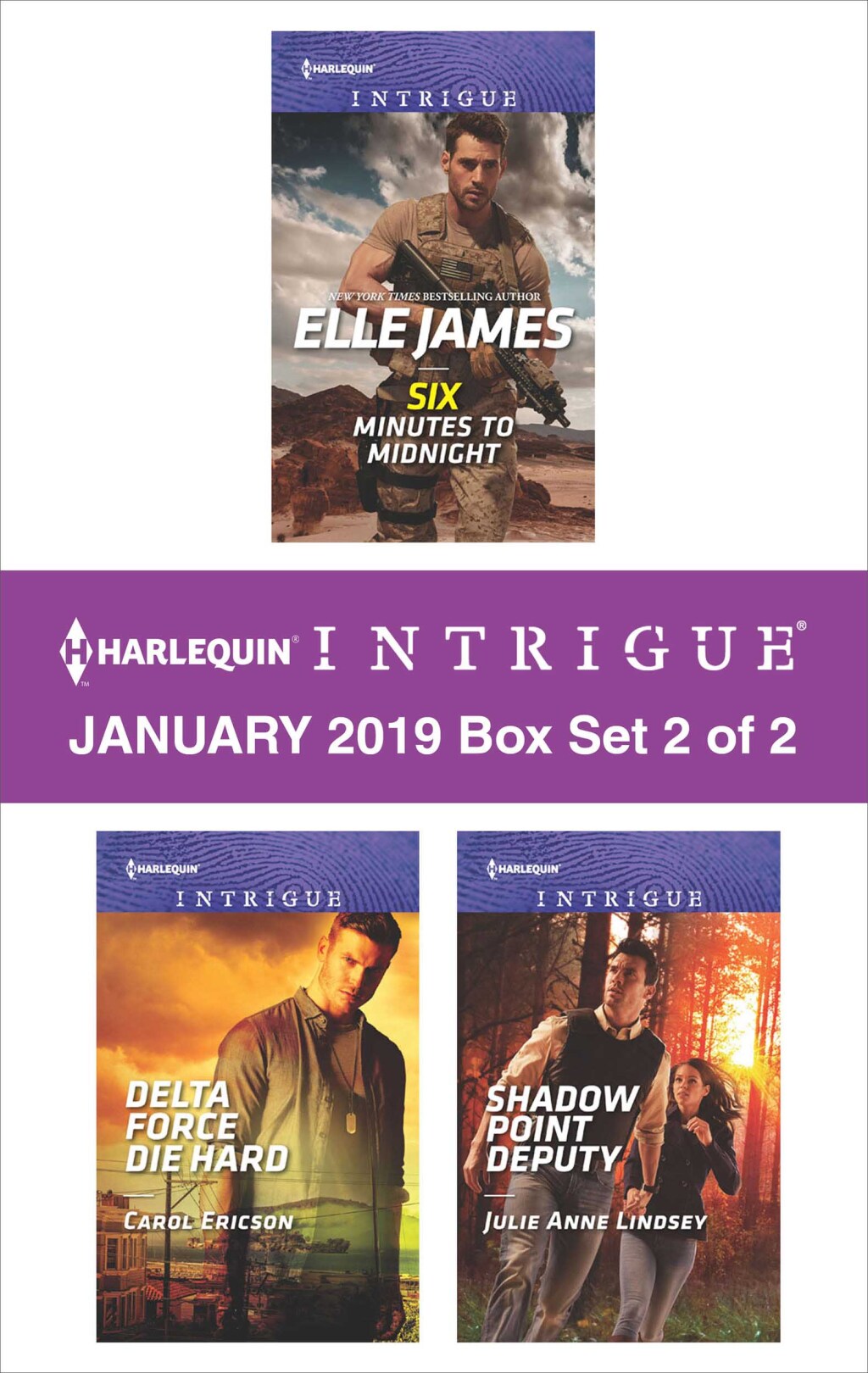 Reflowable Harlequin Intrigue January 2019 - Box Set 2 of 2; $13.31
