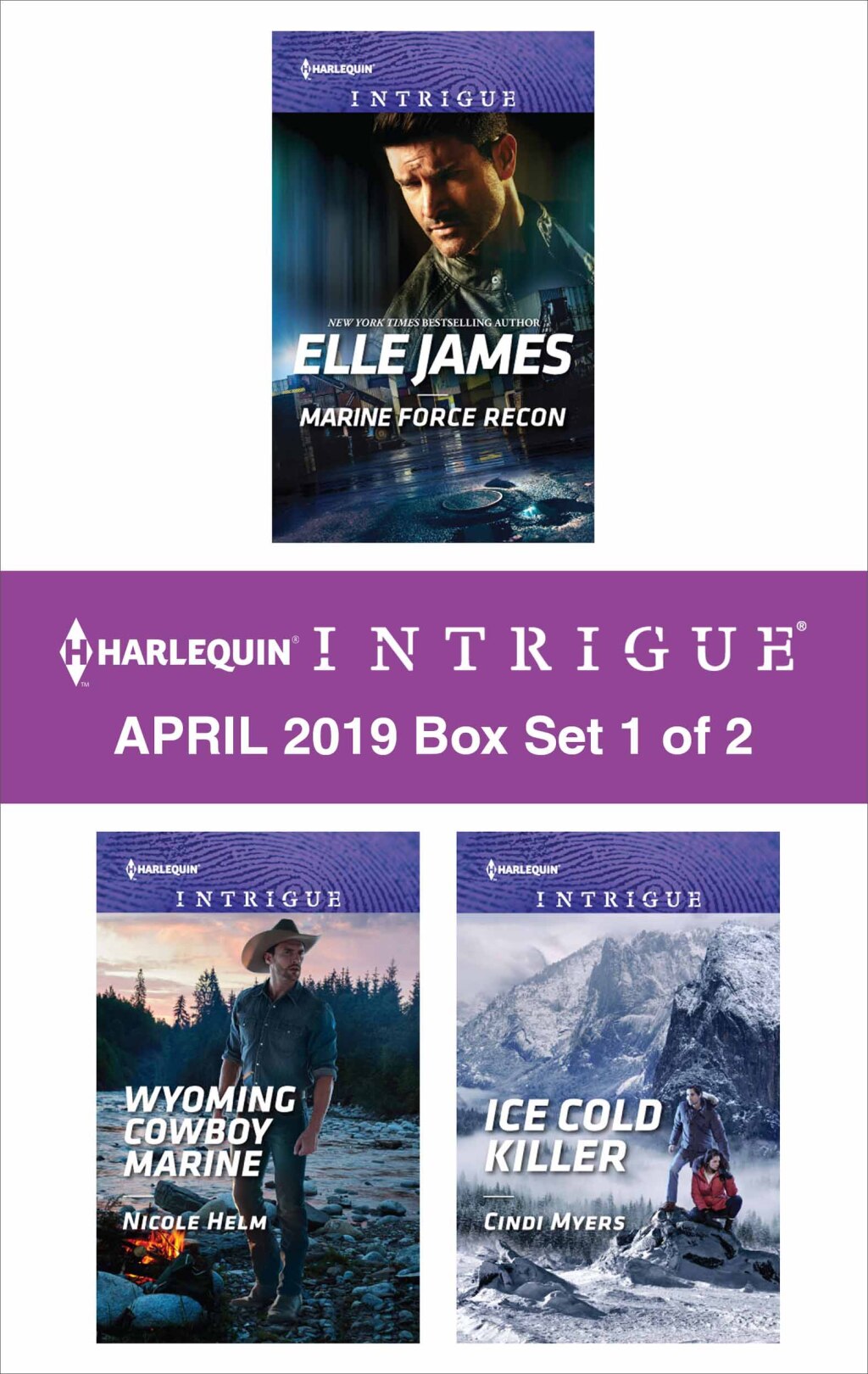 Reflowable Harlequin Intrigue April 2019 - Box Set 1 of 2; $13.31