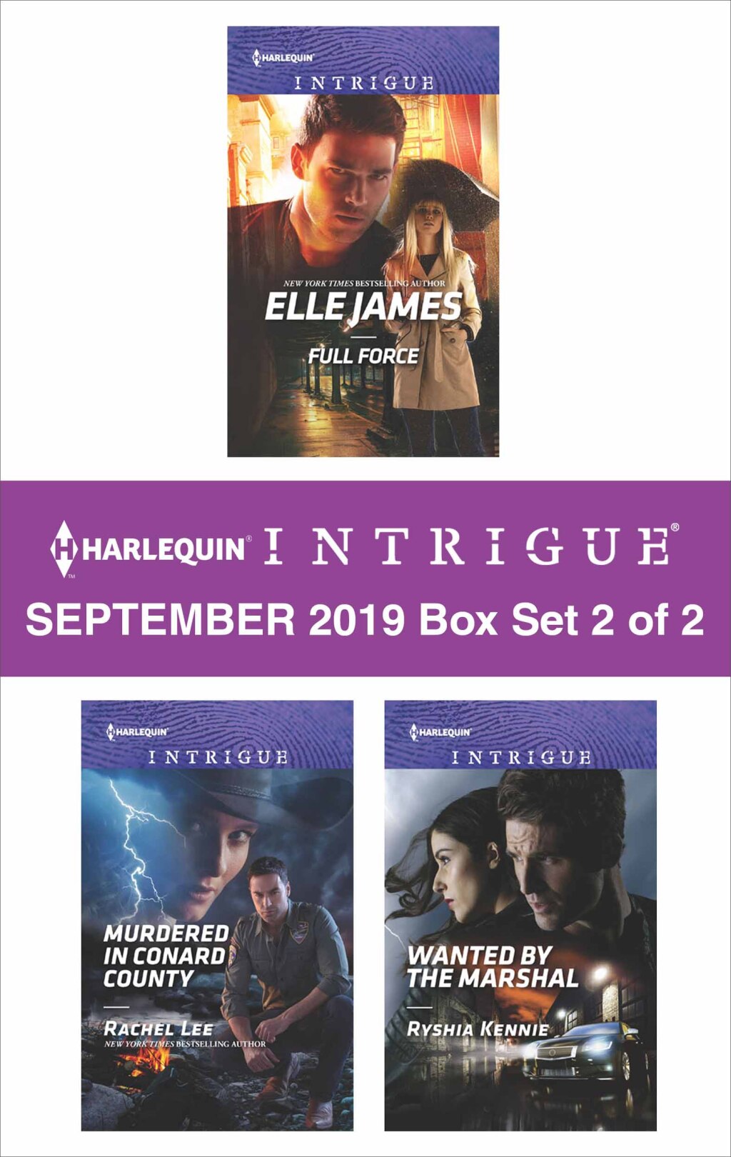 Reflowable Harlequin Intrigue September 2019 - Box Set 2 of 2; $13.31