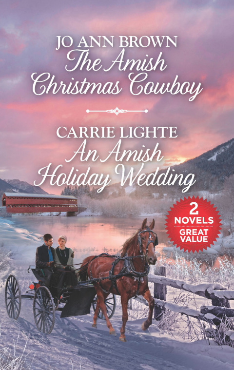 Cover image for book The Amish Christmas Cowboy and An Amish Holiday Wedding