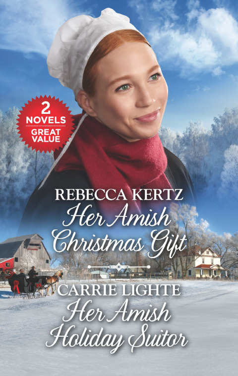 Cover image for book Her Amish Christmas Gift and Her Amish Holiday Suitor