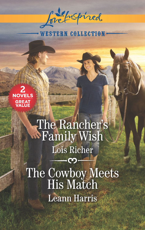 Cover image for book The Rancher's Family Wish & The Cowboy Meets His Match