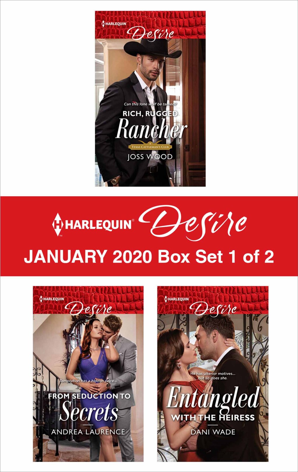 Reflowable Harlequin Desire January 2020 - Box Set 1 of 2; $13.31