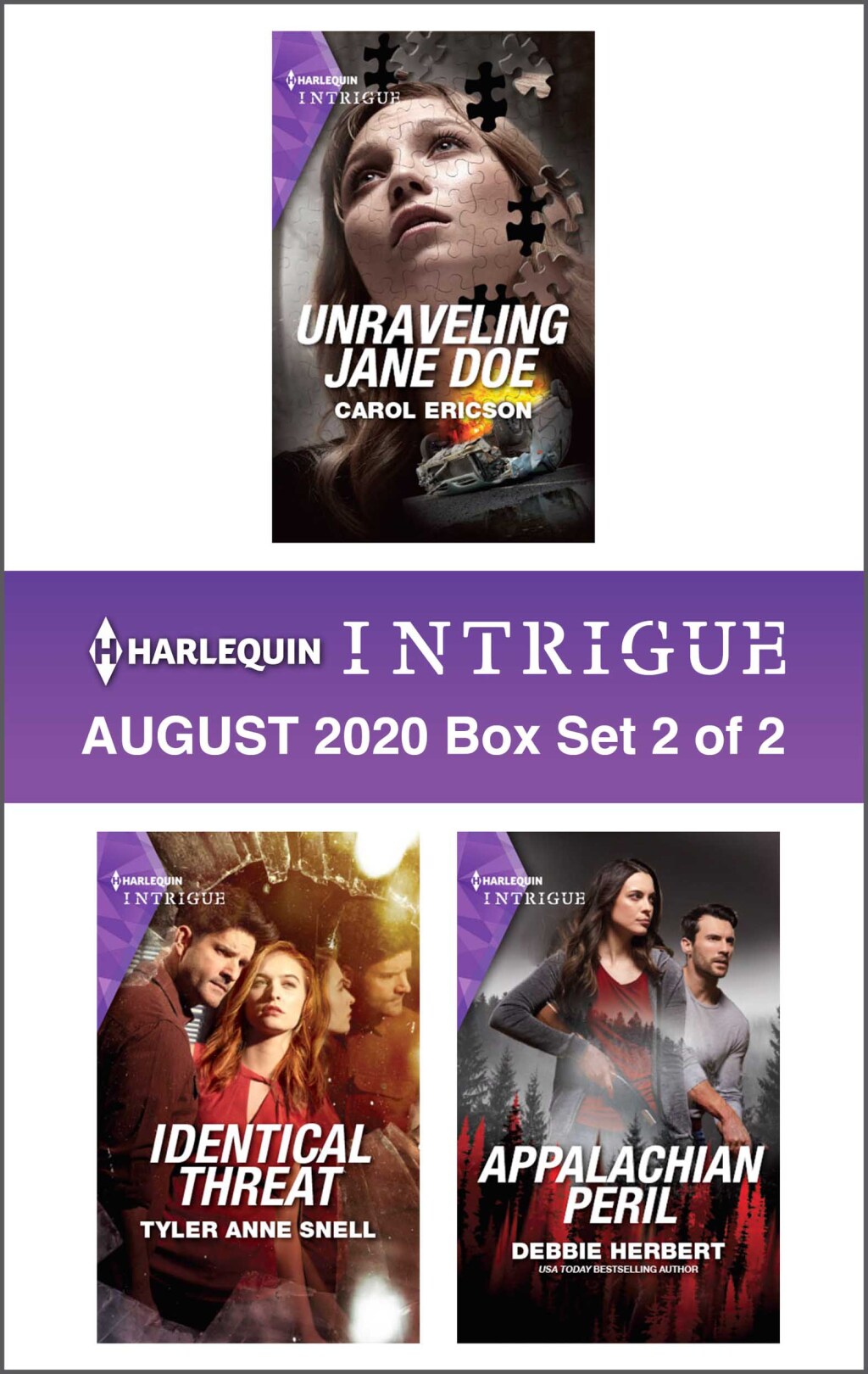 Reflowable Harlequin Intrigue August 2020 - Box Set 2 of 2; $13.31
