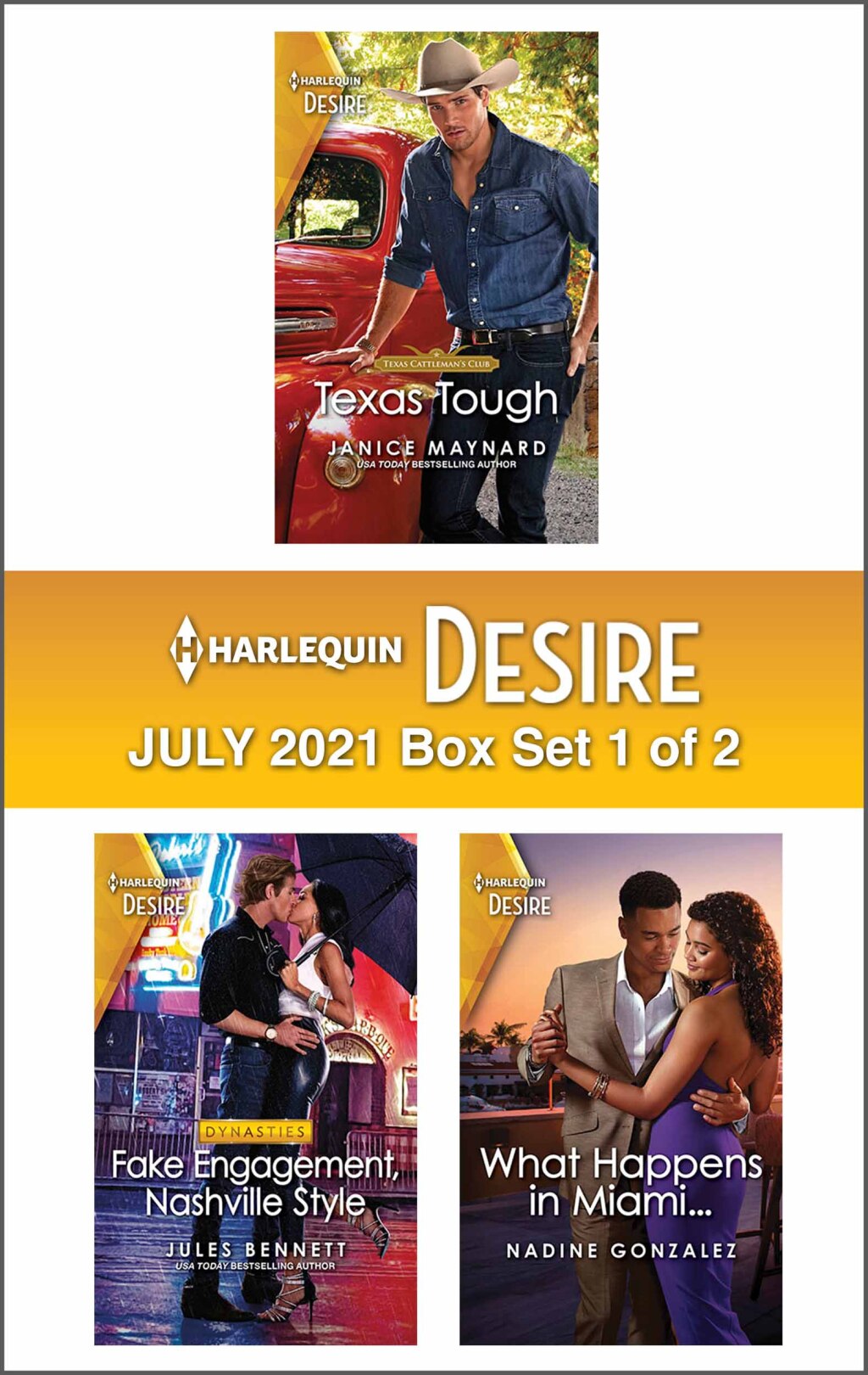 Reflowable Harlequin Desire July 2021 - Box Set 1 of 2; $13.31