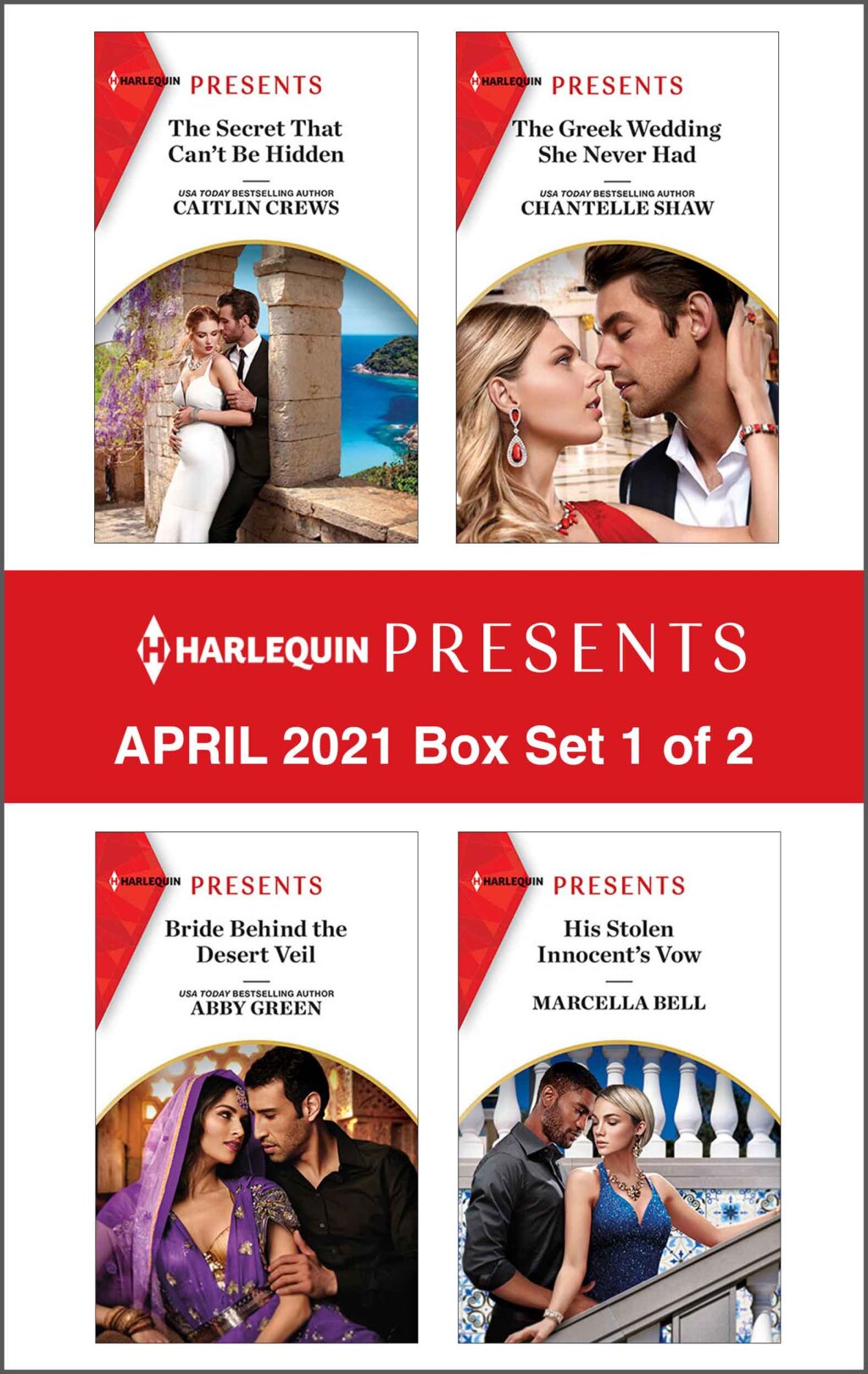 Reflowable Harlequin Presents - April 2021 - Box Set 1 of 2; $17.75
