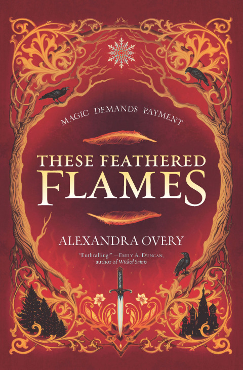Cover image for book These Feathered Flames