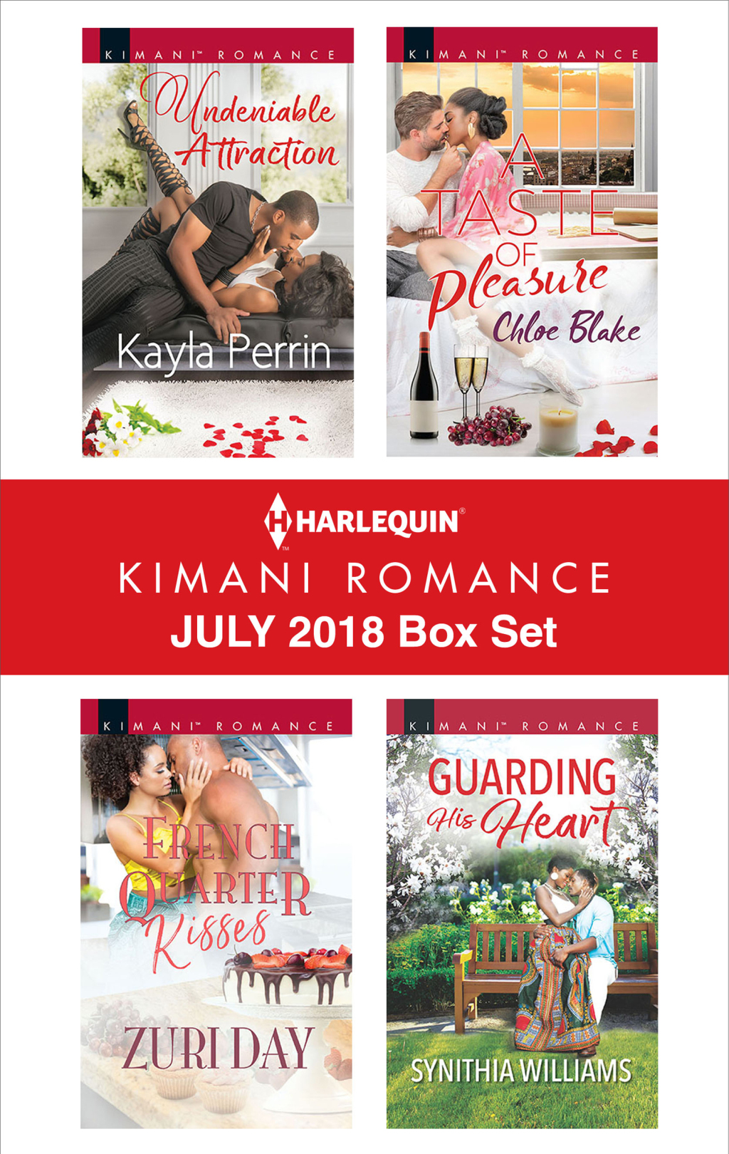 Reflowable Harlequin Kimani Romance July 2018 Box Set; $16.64