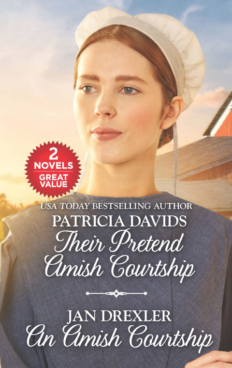 Cover image for book Their Pretend Amish Courtship and An Amish Courtship